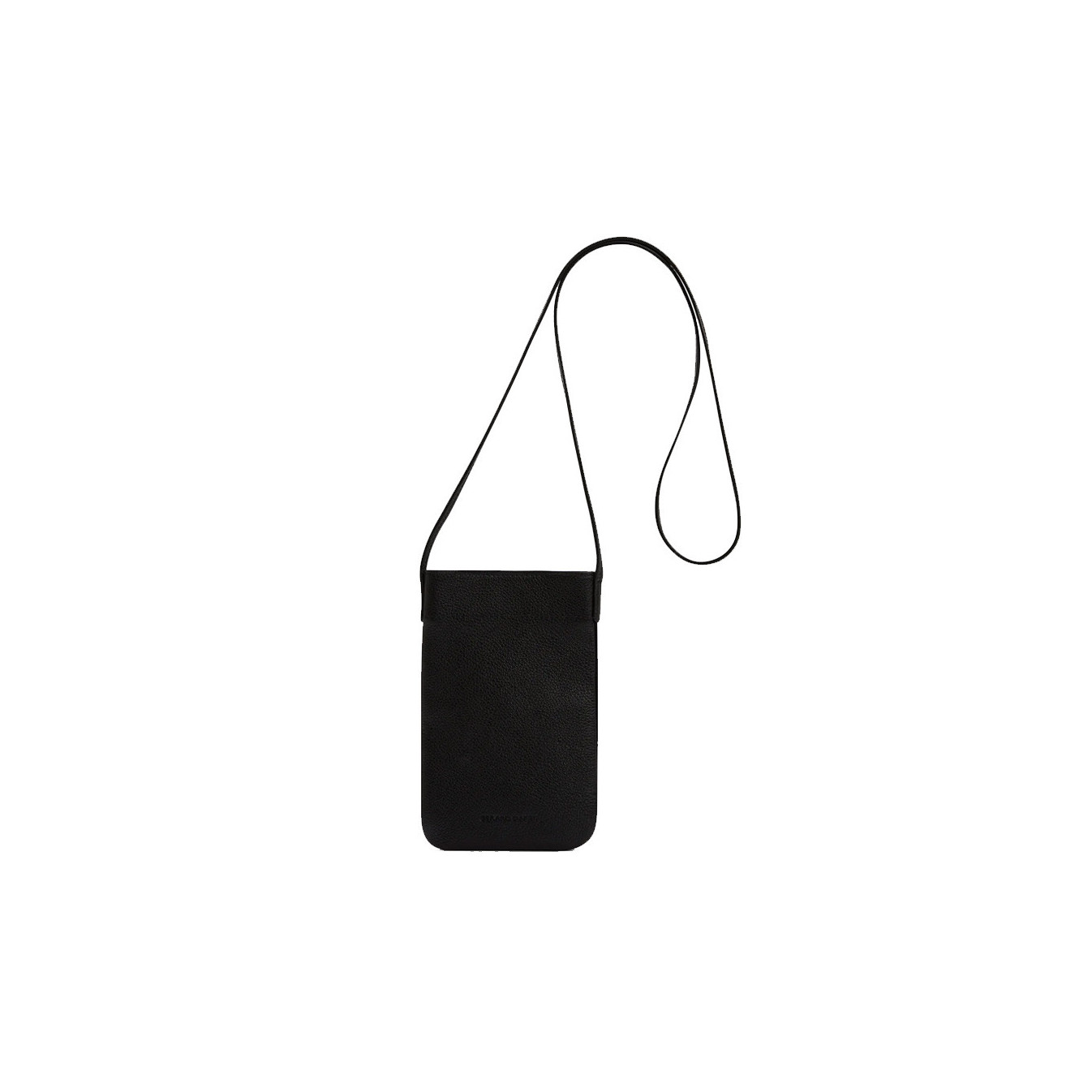 Gerard Darel Ladyphone Smartphone Pouch Black Leather and Gold