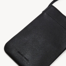 Gerard Darel Ladyphone Smartphone Pouch Black Leather and Gold