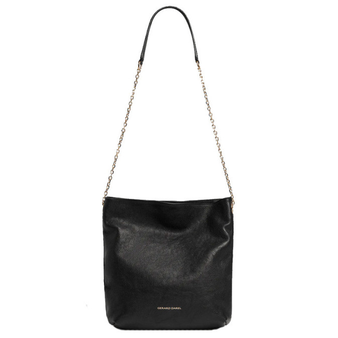 Gérard Darel Le Charlotte Hobo Sac Premium Leather Black