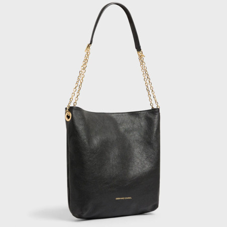 Gérard Darel Le Charlotte Hobo Sac Premium Leather Black