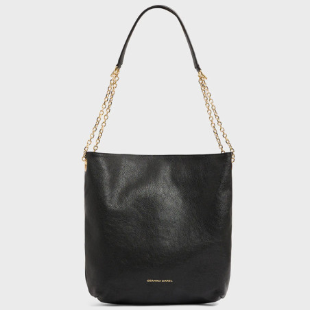 Gérard Darel Le Charlotte Hobo Sac Premium Leather Black