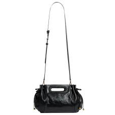 Gérard Darel Le Mini Dany Frosted Leather Effect Black