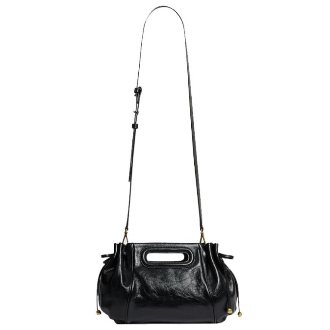 Gérard Darel Le Mini Dany Frosted Leather Effect Black