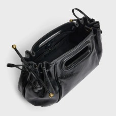 Gérard Darel Le Mini Dany Frosted Leather Effect Black