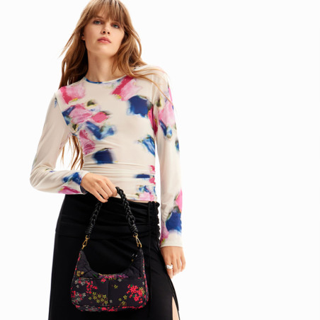 Desigual Yenes Padded Trolley Bag Fuchsia