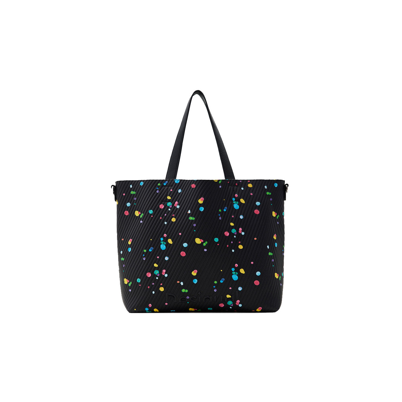 Desigual Splatter Shopping arty black drops