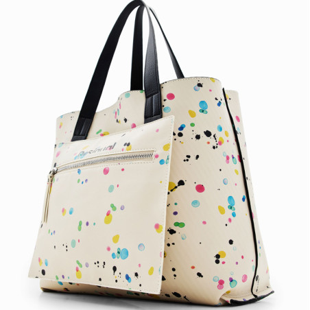 Desigual Splatter Shopping arty black drops