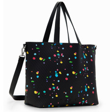 Desigual Splatter Shopping arty black drops
