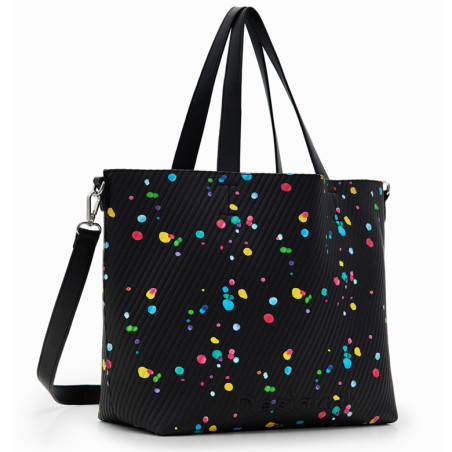 Desigual Splatter Shopping arty black drops