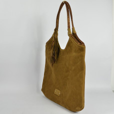 Mila Louise Poldy V Hobo Bag Tobacco