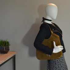 Mila Louise Poldy V Hobo Bag Tobacco