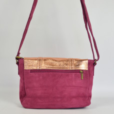Vintage Cuir 2520 Violet Shoulder Bag Farfouillette