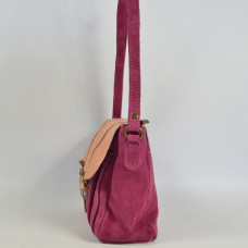 Vintage Cuir 2520 Violet Shoulder Bag Farfouillette
