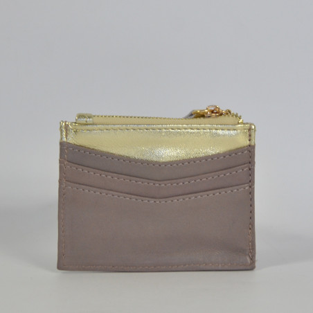 Farfouillette Card Holder Leather 7052 Purple