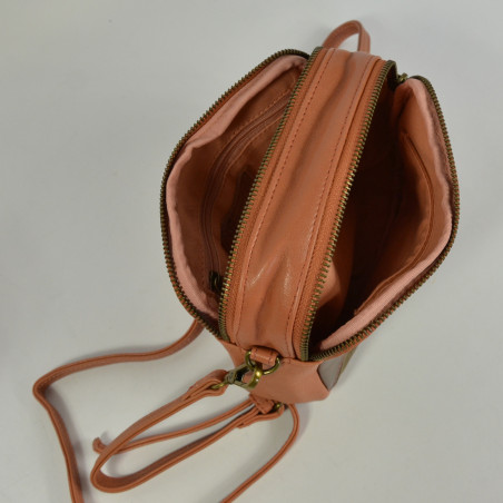 Farfouillette Crossbody Calfskin Bag 7009 Gold