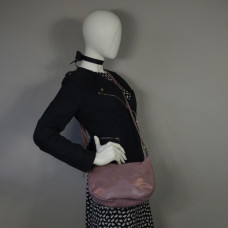 Farfouillette Crossbody Leather Bag 7129 Violet