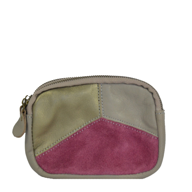Farfouillette Coin Purse Leather 7012 Grey