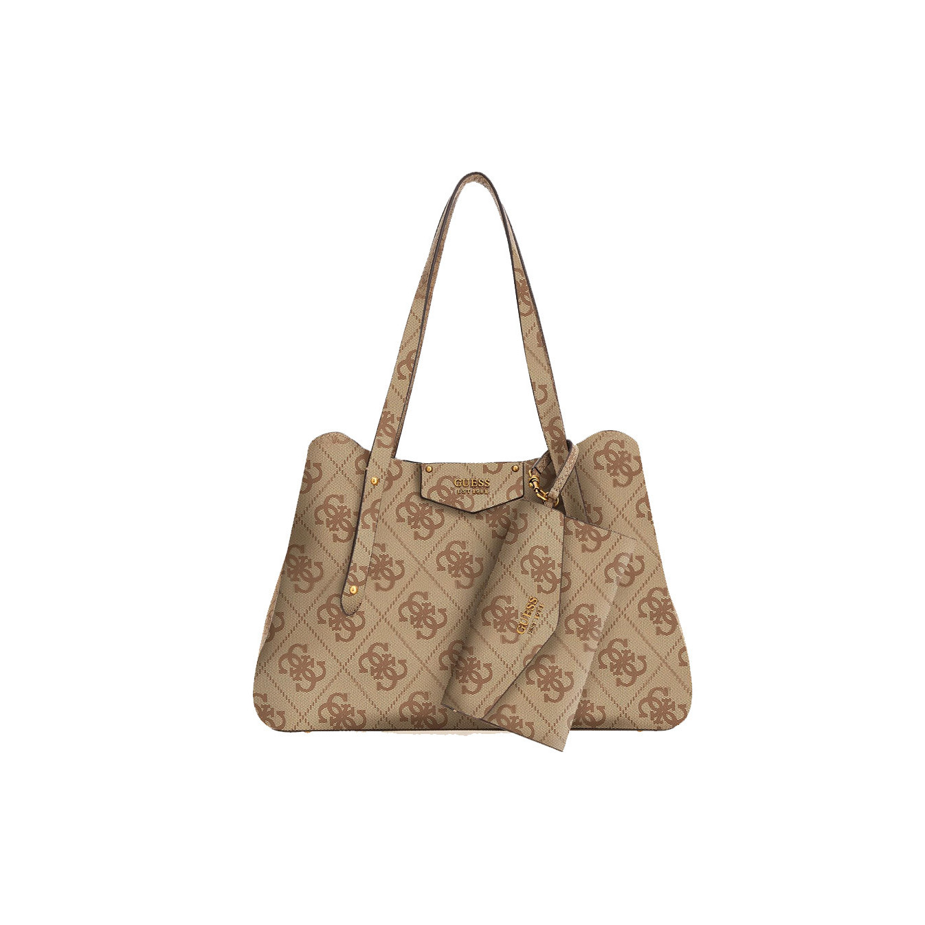 Guess Eco Brenton Sac Shopping  Latte Logo