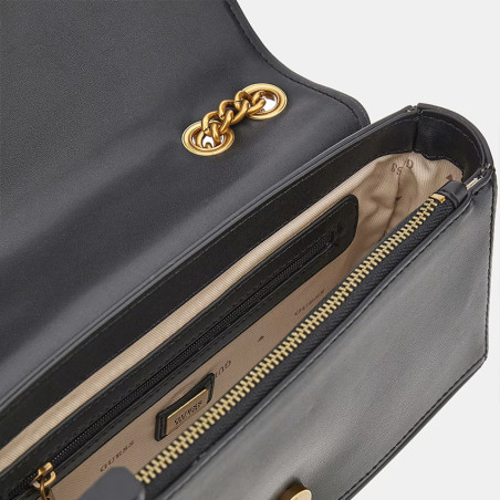 Guess Iseline Shoulder Bag Leopard Leather