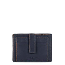 Lancaster Soft Vintage Men's Card Holder 120-41 Dark Blue Camel