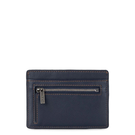 Lancaster Soft Vintage Men's Card Holder 120-41 Dark Blue Camel