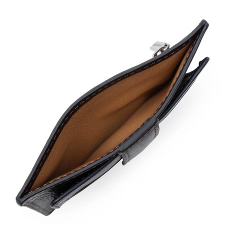 Lancaster Soft Vintage Men's Card Holder 120-41 Dark Blue Camel