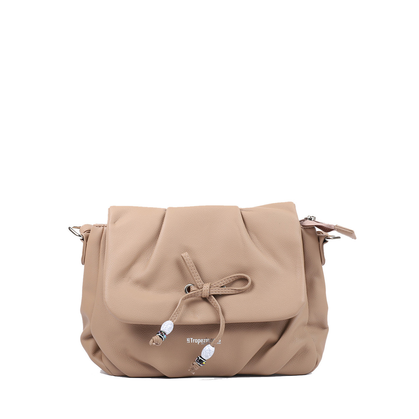 Les Giraffe Tropéziennes Beige Shoulder Bag