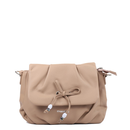 Les Giraffe Tropéziennes Beige Shoulder Bag
