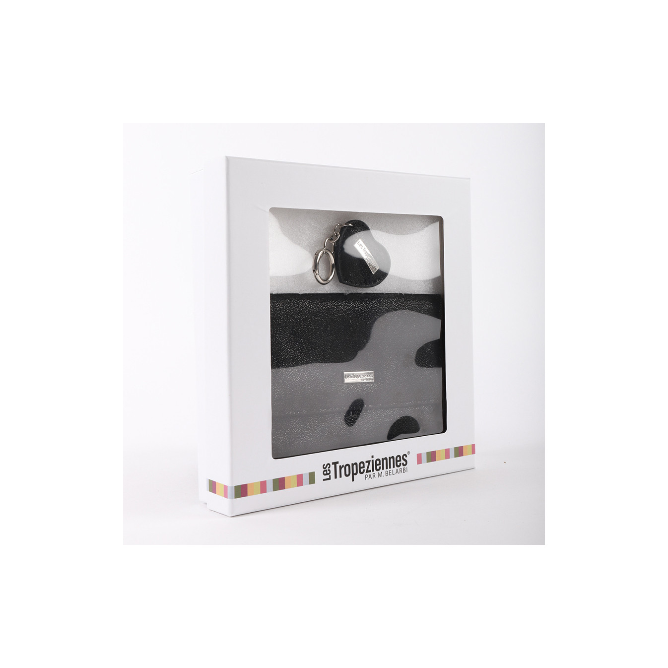 Les Tropéziennes Jupiter Wallet and Key Holder Box Black