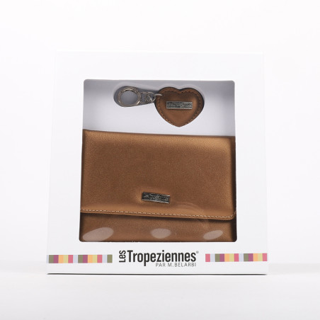 Les Tropéziennes Jupiter Wallet and Key Holder Box Gold