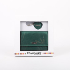Les Tropéziennes Jupiter Coffret Portefeuille et Porte-clés Vert