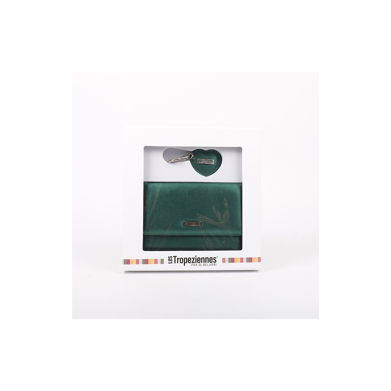 Les Tropéziennes Jupiter Wallet and Key Holder Green