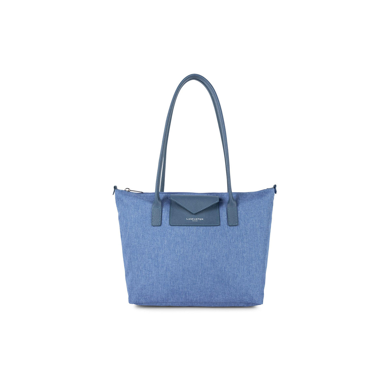 Lancaster Smart Kba Sac Cabas Porté Épaule 516-30 Bleu Stone