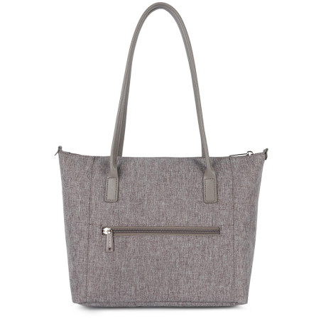 Lancaster Smart Kba Sac Cabas Porté Épaule 516-30 Gris dos