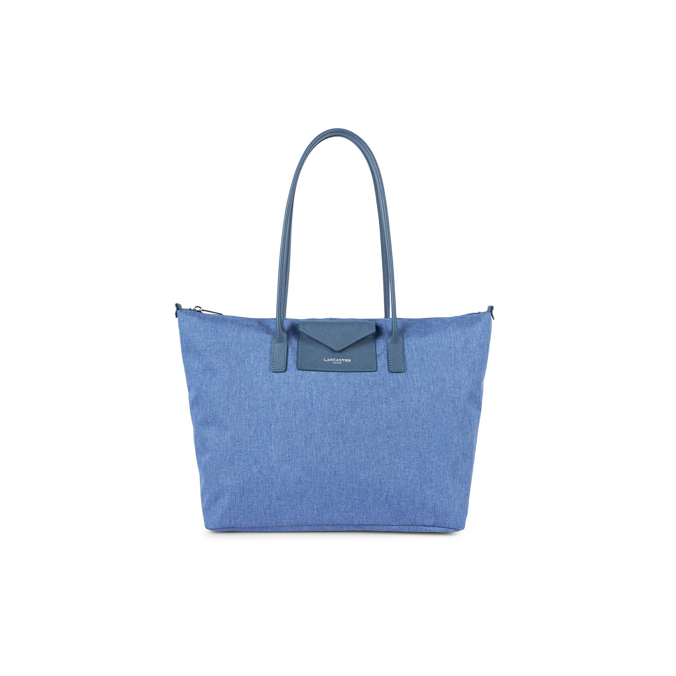 Lancaster Smart Kba Grand Sac Cabas Porté Épaule 516-31 Bleu Stone