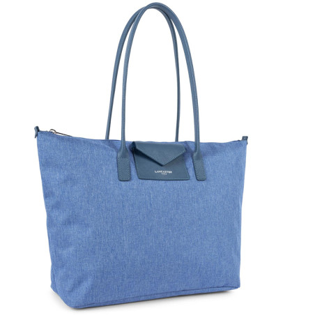 Lancaster Smart Kba Grand Sac Cabas Porté Épaule 516-31 Bleu Stone cote
