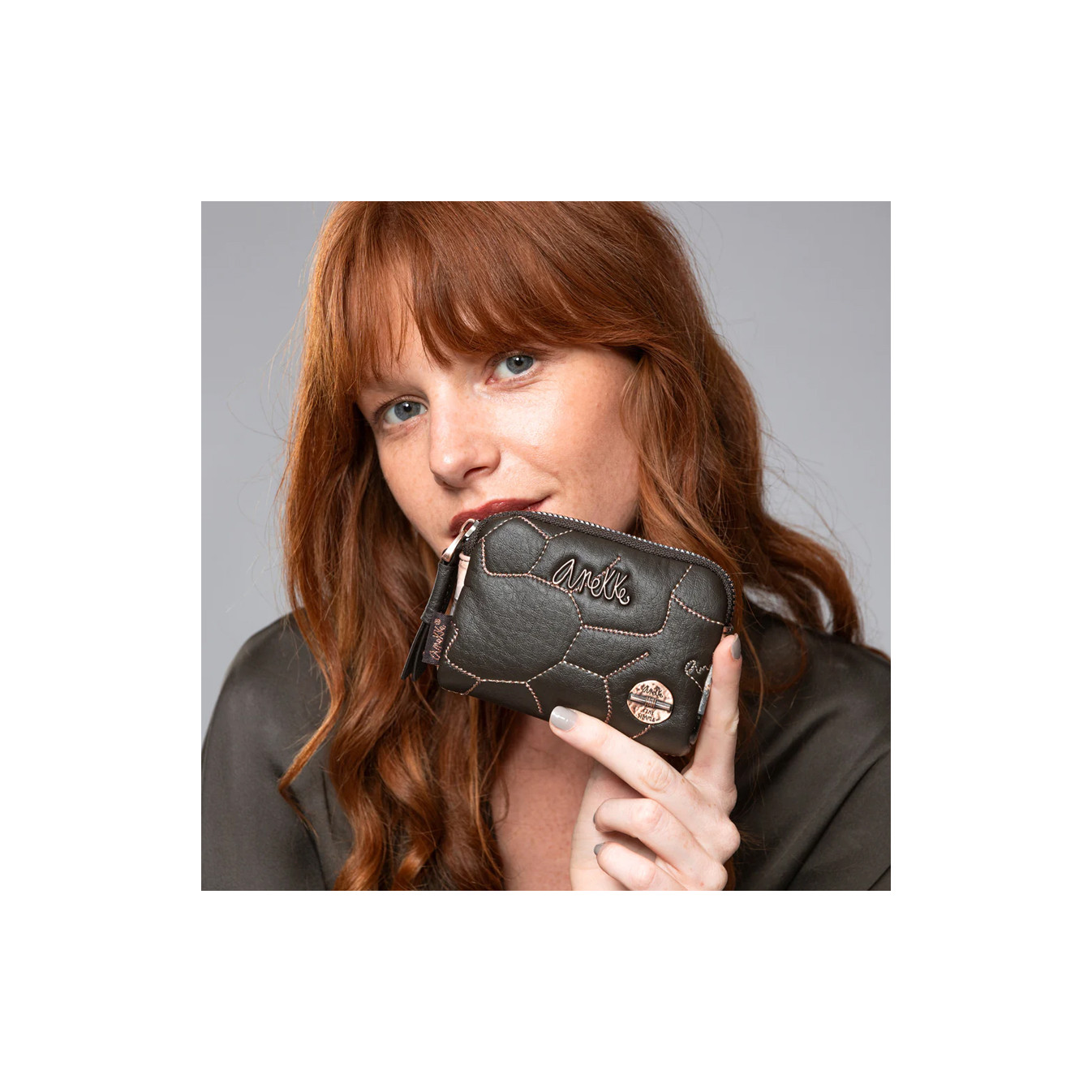 Anekke Shoen Padded Wallet Black