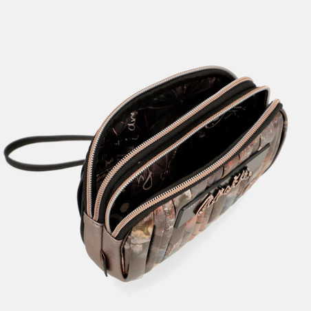 Anekke Shoen Trousse de toilette plissée Multi intérieur