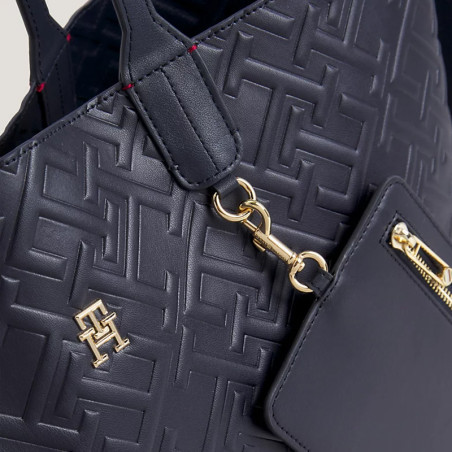 Tommy Hilfiger Iconic Shopping Bag Monogram Space Blue