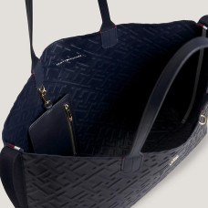 Tommy Hilfiger Iconic Shopping Bag Monogram Space Blue