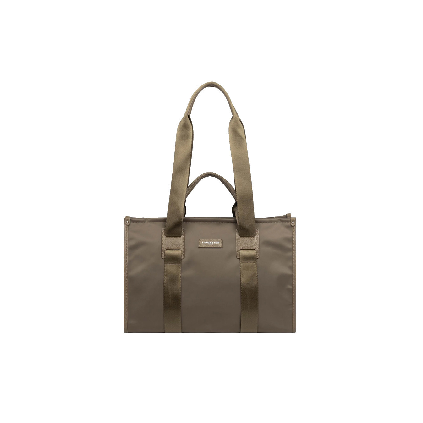 Lancaster Basic Faculty Large Shoulder Tote Bag 418-102 Taupe
