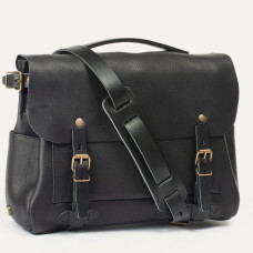 Bleu de Chauffe Postman Messenger Bag M Black
