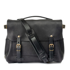 Bleu de Chauffe Postman Messenger Bag M Black