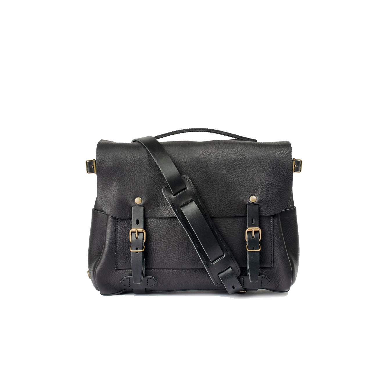 Bleu de Chauffe Postman Messenger Bag M Black