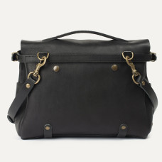 Bleu de Chauffe Postman Messenger Bag M Black