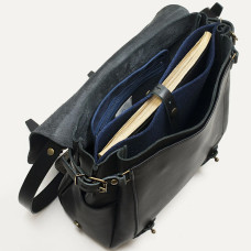 Bleu de Chauffe Postman Messenger Bag M Black