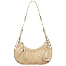 Lancaster Retro & Glam Half-moon bag 577-19 beige