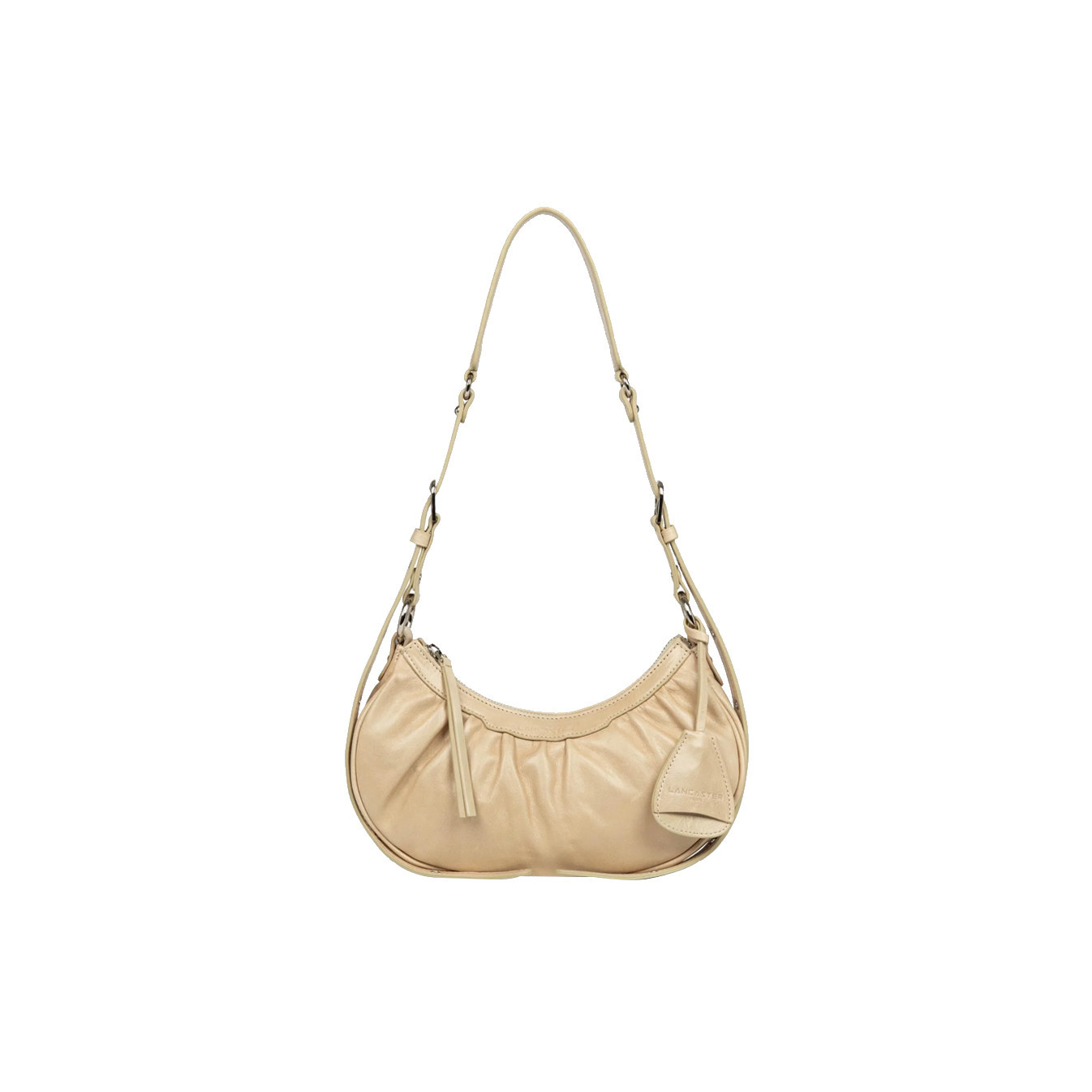 Lancaster Retro & Glam Half-moon bag 577-19 beige