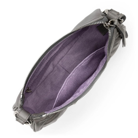 Lancaster Retro & Glam Half-moon bag 577-19 Grey