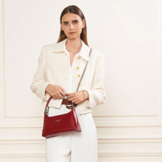 Lancaster Suave Ace Small Baguette Bag 433-30 Carmine